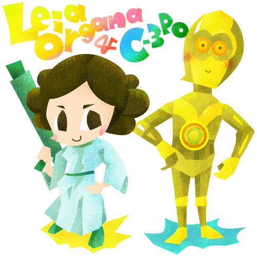 レイア姫&C3PO